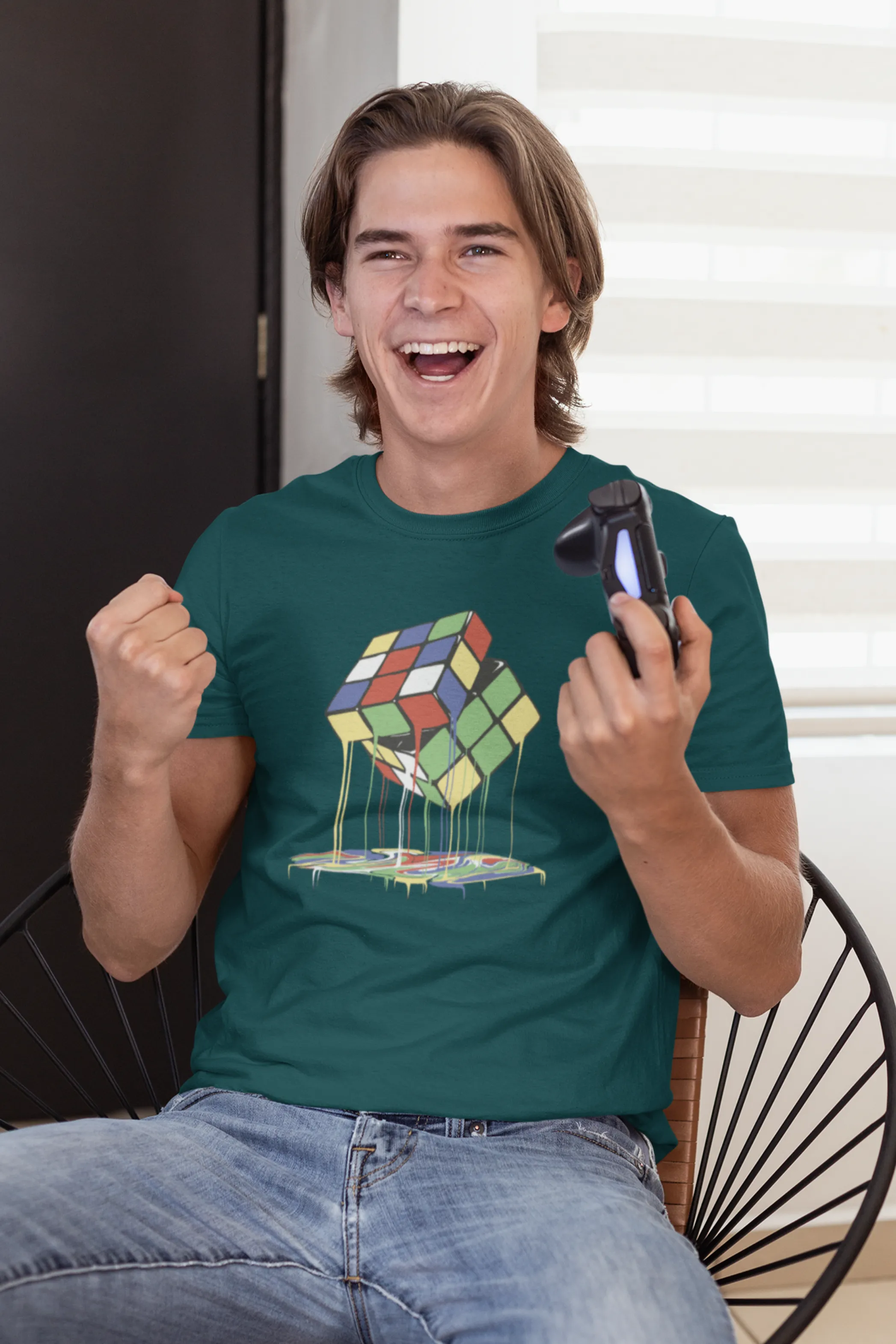 Magic Melts Cube Printed T-shirt for men