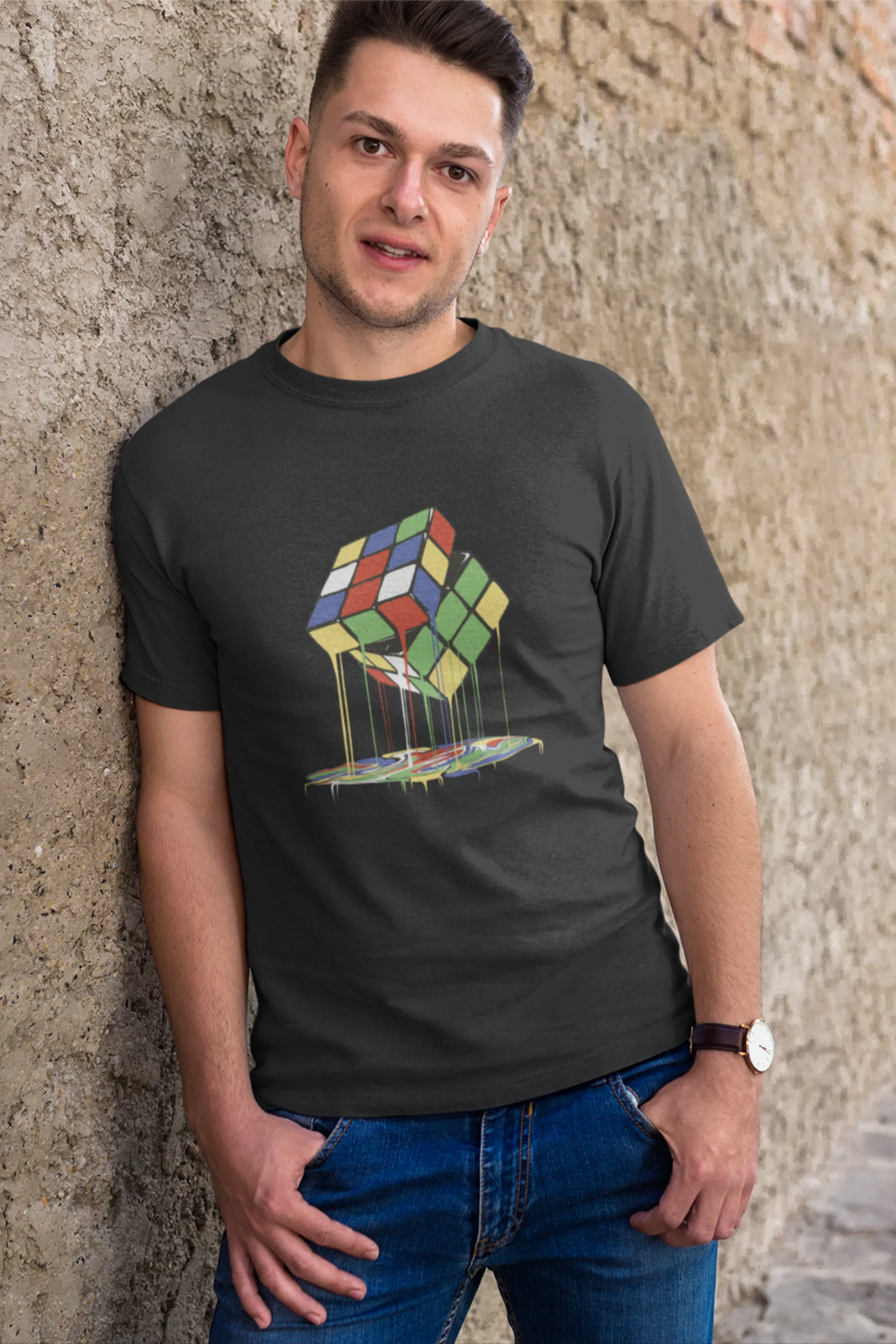 Magic Melts Cube Printed T-shirt for men