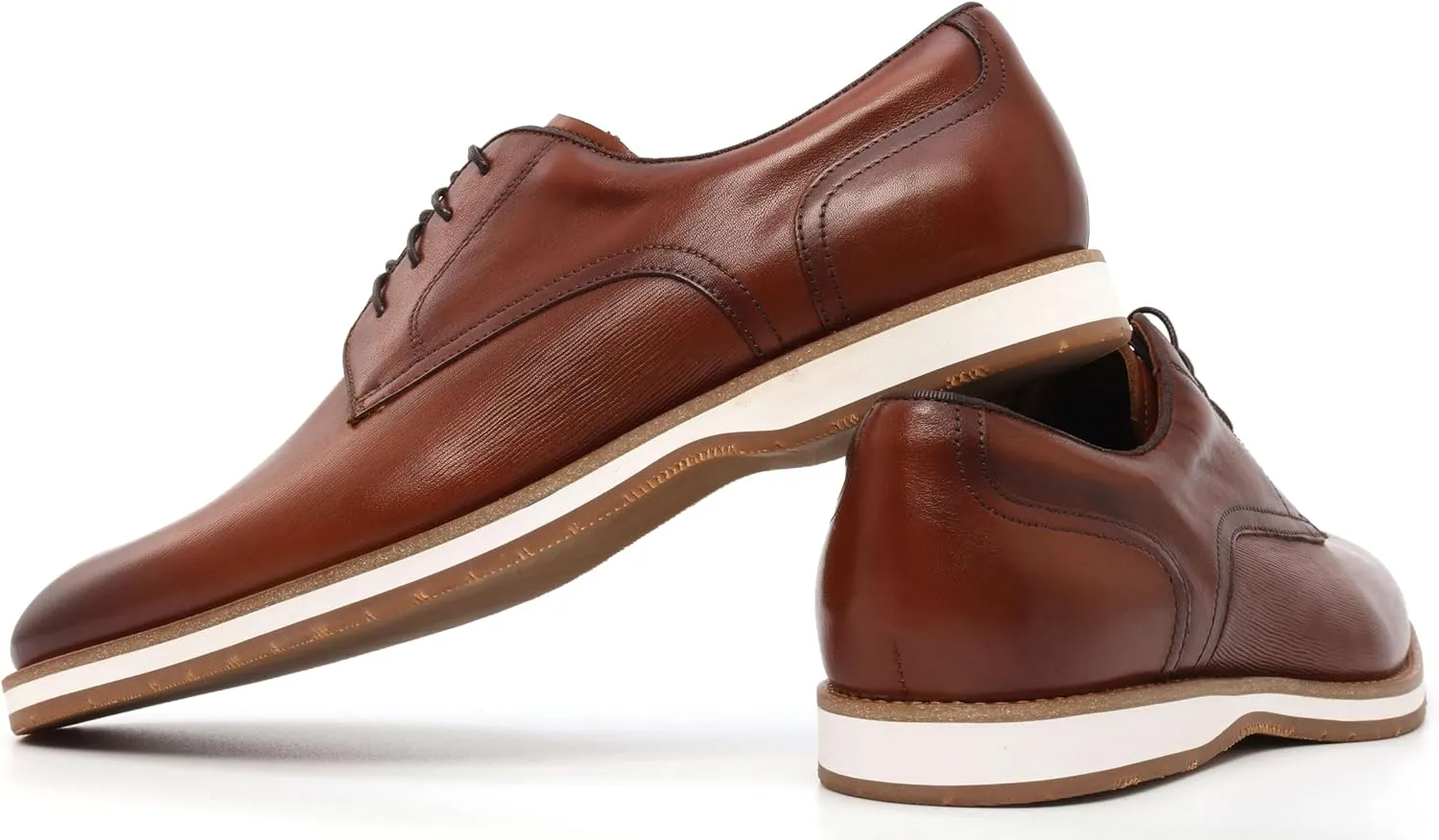 Men's Business Casual Dress Oxfords Shoes Formal Lace-Up Walking Sneakers for Office, Parties, and Daily Wear