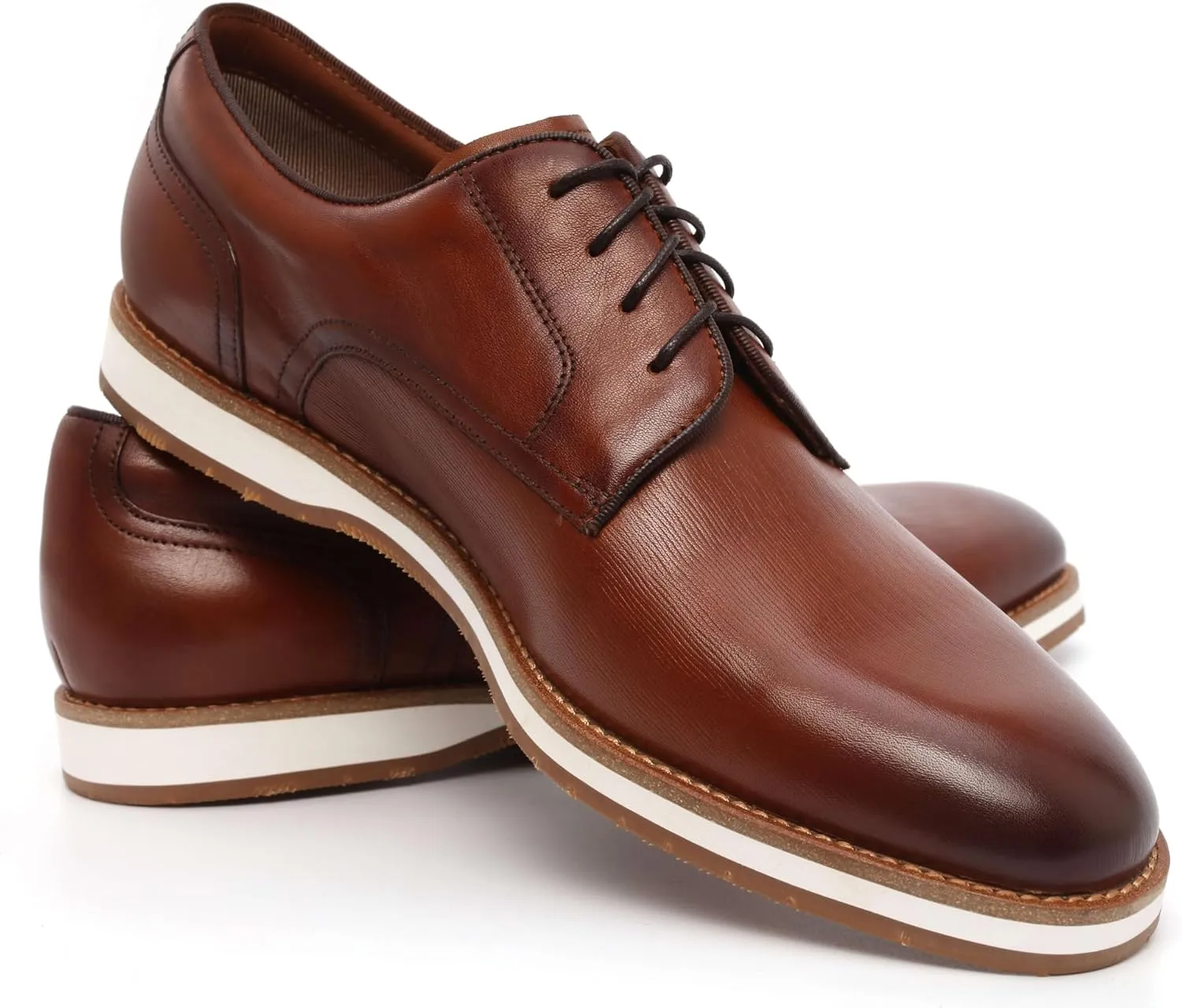 Men's Business Casual Dress Oxfords Shoes Formal Lace-Up Walking Sneakers for Office, Parties, and Daily Wear