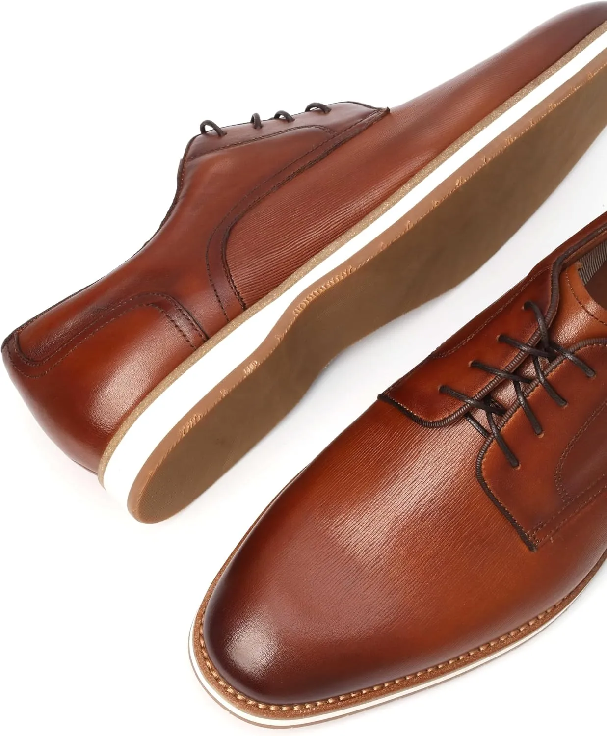 Men's Business Casual Dress Oxfords Shoes Formal Lace-Up Walking Sneakers for Office, Parties, and Daily Wear