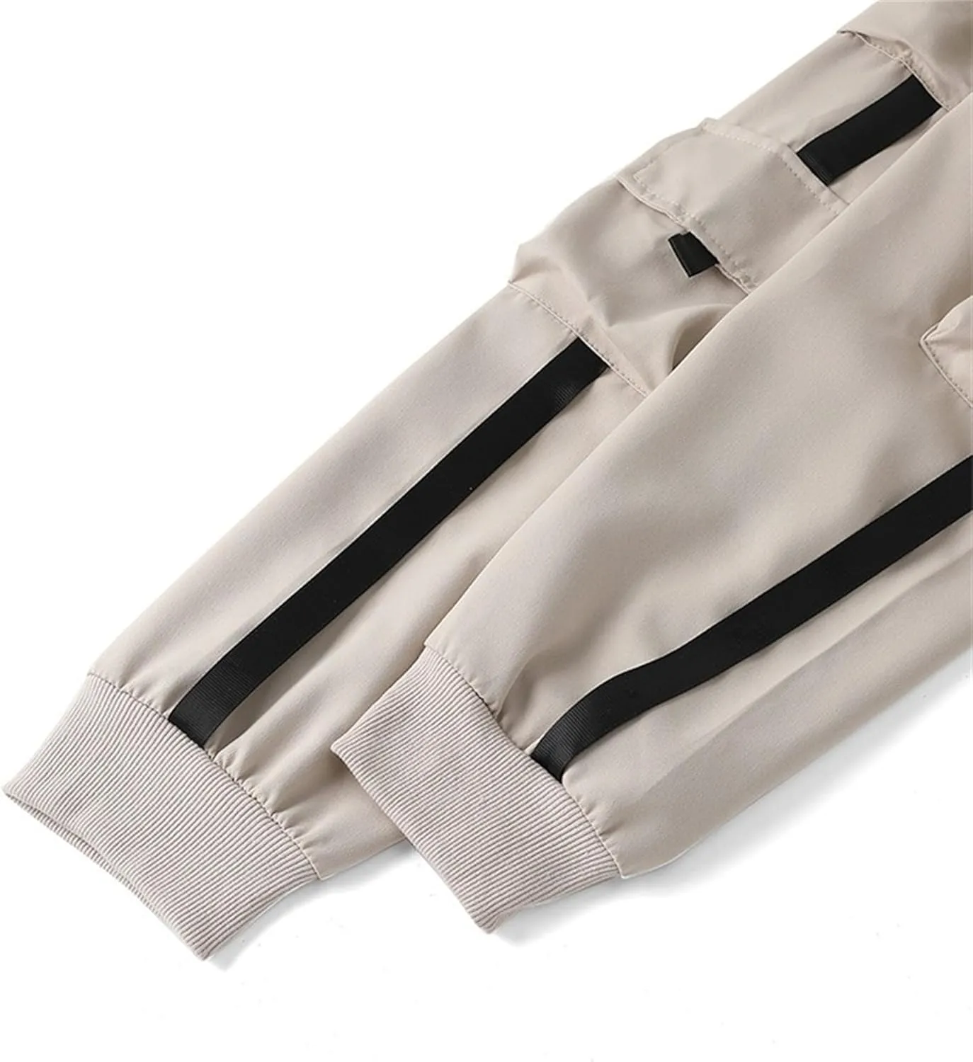 Men's Drawstring Casual Military Work Pants Comfort Tapered Cargo Outdoor Pants Comfort Regular Fit Trousers