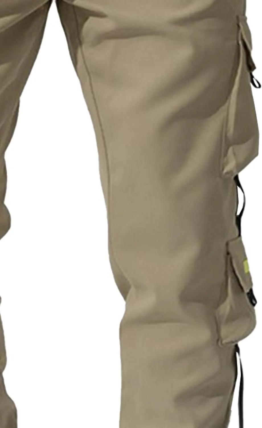 Men's Drawstring Casual Military Work Pants Comfort Tapered Cargo Outdoor Pants Comfort Regular Fit Trousers