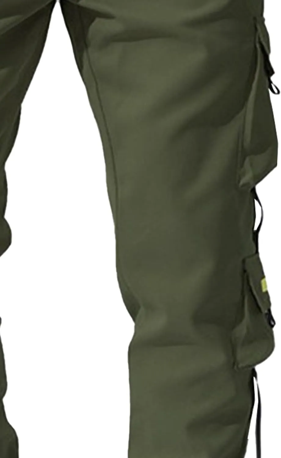 Men's Drawstring Casual Military Work Pants Comfort Tapered Cargo Outdoor Pants Comfort Regular Fit Trousers