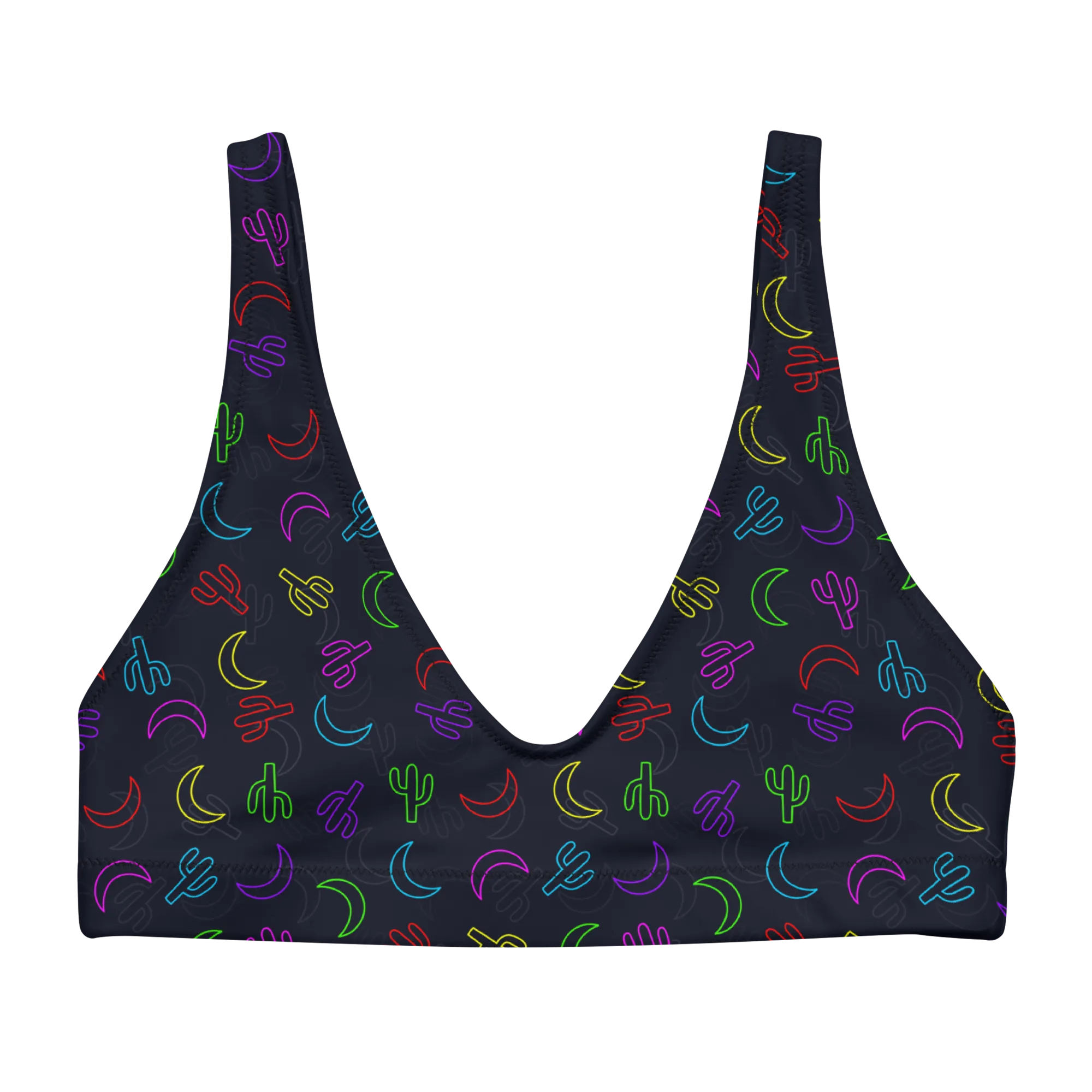Neon Nights Bikini Top