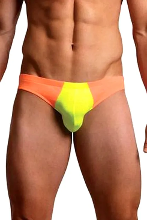 Neon Ray Moonshine Jock Brief - Yellow