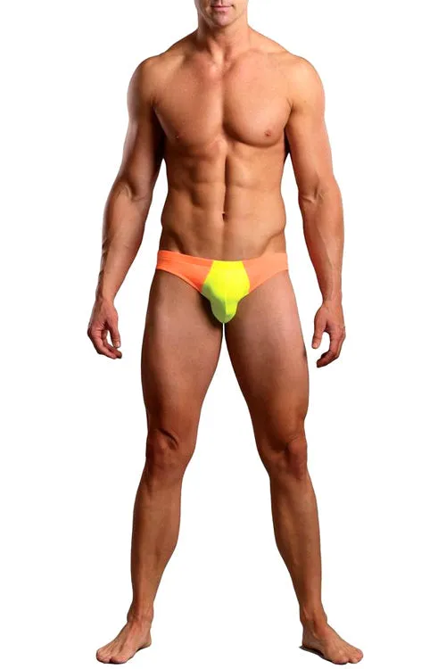 Neon Ray Moonshine Jock Brief - Yellow