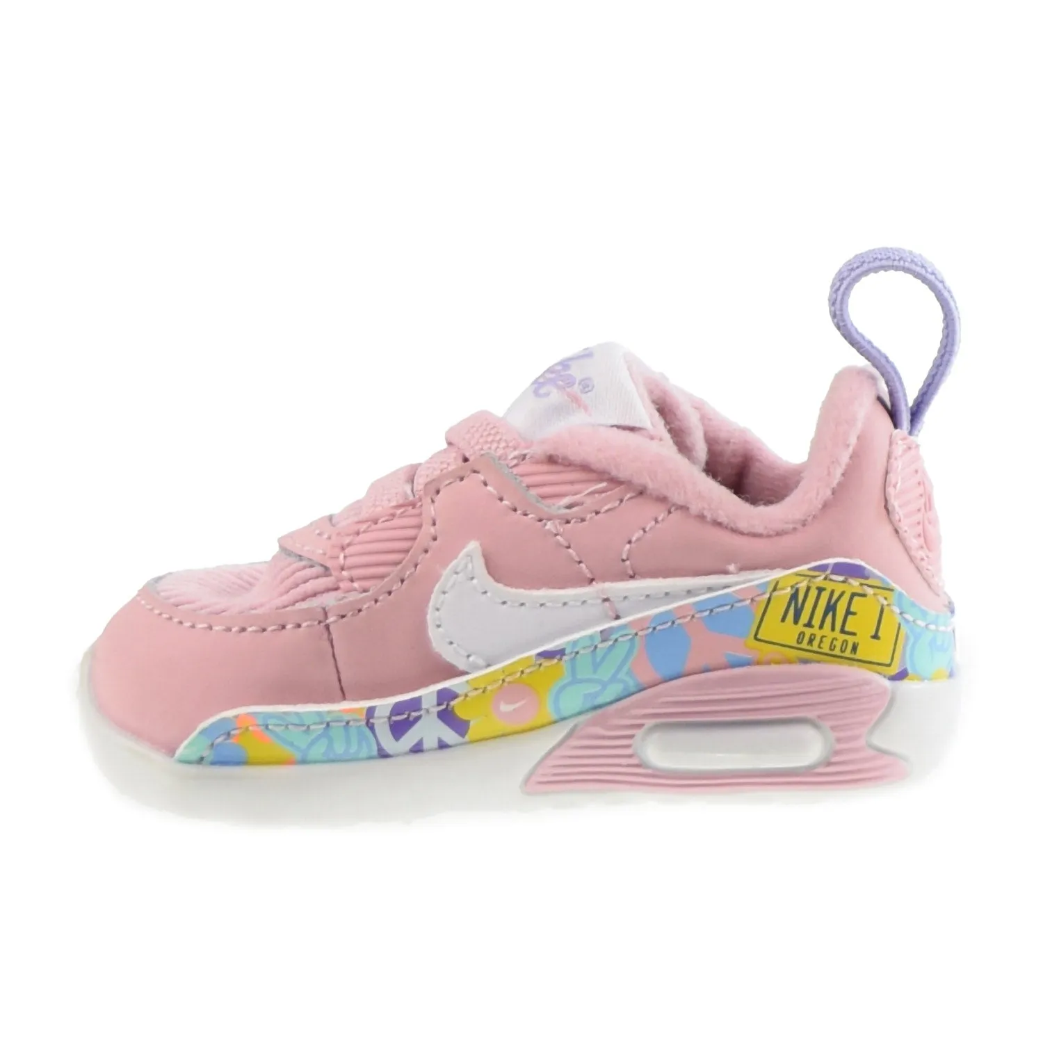 Nike Max SE (CB) Crib Shoes Pink Glaze-White-Purple Dawn