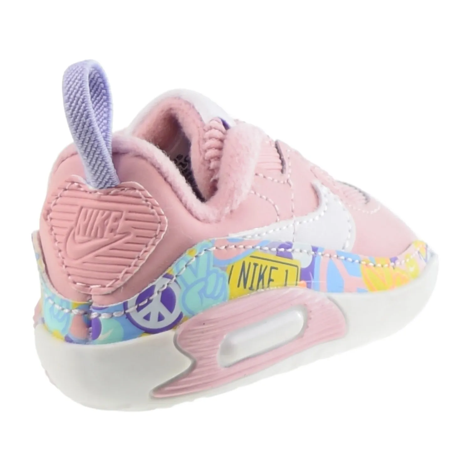 Nike Max SE (CB) Crib Shoes Pink Glaze-White-Purple Dawn