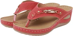 Orthopedic Flip Flops for Women with Arch Support Pillow Soft Summer Beach Walking Cushion Thong Sandals Lightweight Non-Slip Comfortable Slip On Slippers