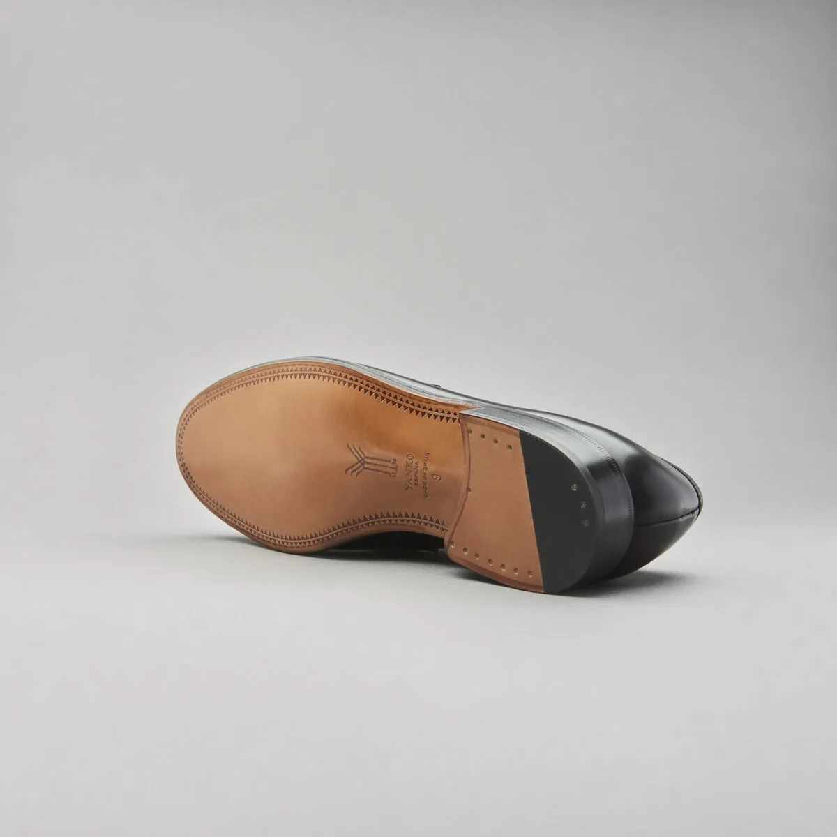 Penny Loafer in Black Box Calf Leather