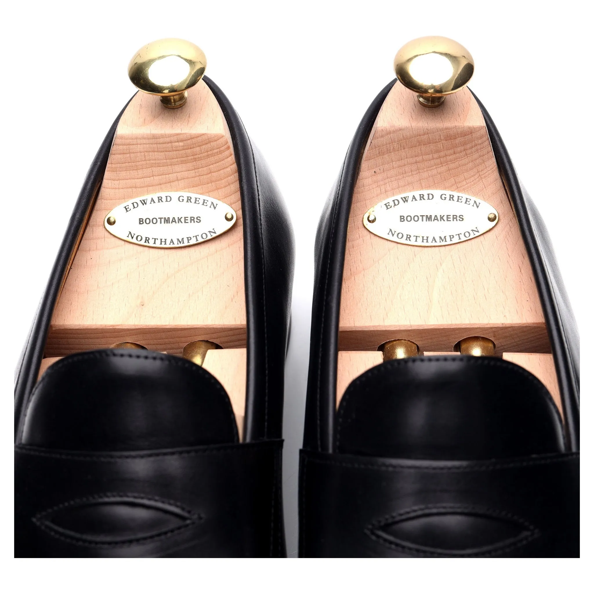 'Piccadilly' Black Leather Loafers UK 8.5 E