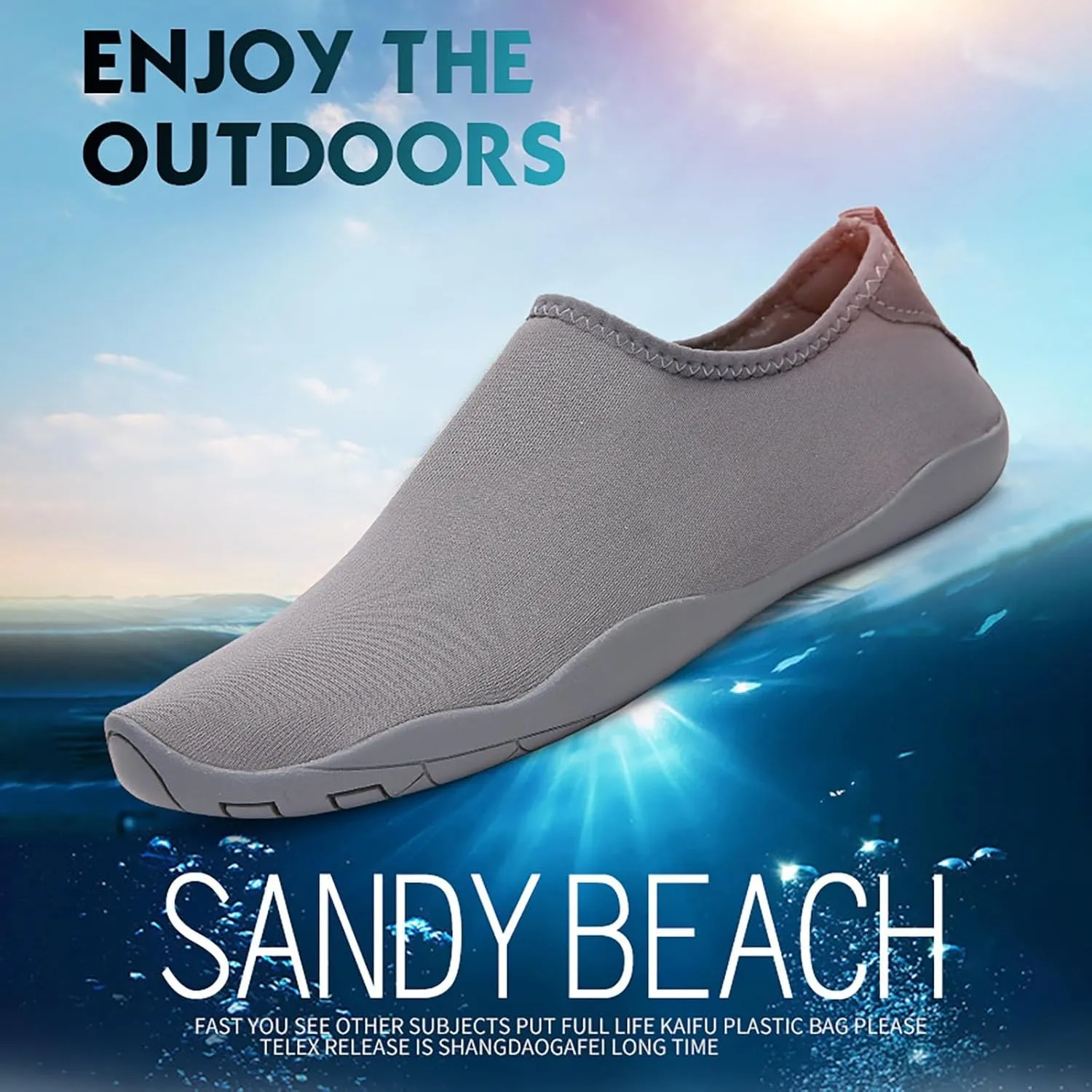 Quick Dry Aqua Water Shoes Women Men Barefoot Beach Swim Pool Surf Yoga Hiking Lightweight Non Slip Breathable Outdoor Shoes