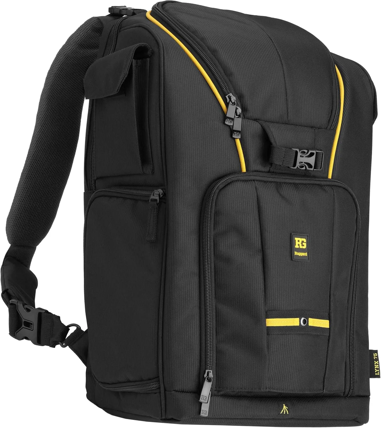 RUGGARD Lynx 75 SlingPack for DSLR and 17" Laptop (Black, Large)