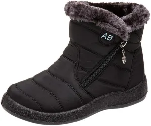 Short Winter Boots for Women Puffer Snow Boots for Women Size 9 Winter Boots Women Size 8 Womens Ankle Boots Low Heel Waterproof Winter Boot for Women Lightweight