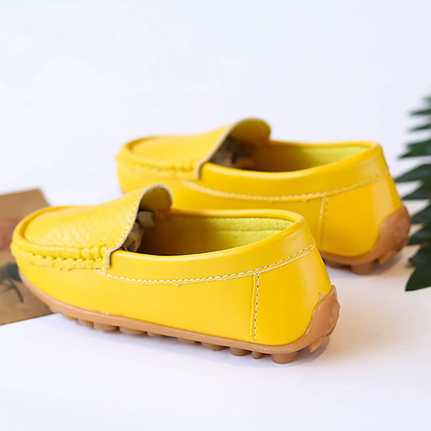 Size 5 Shoes for Girls Toddler Little Kid Boys Girls Soft Slip On Loafers Dress Flat Shoes Size 12 Boys Shoes