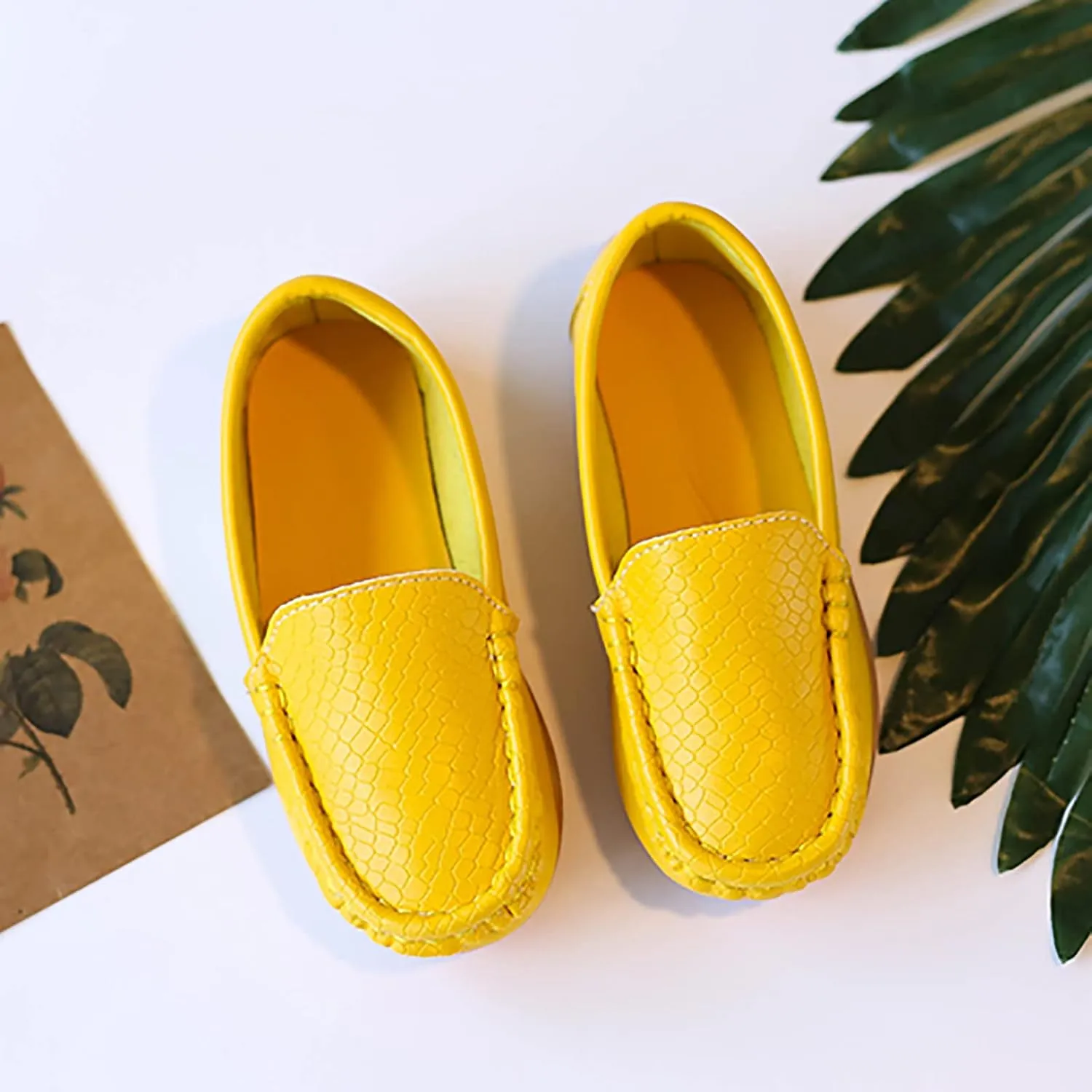 Size 5 Shoes for Girls Toddler Little Kid Boys Girls Soft Slip On Loafers Dress Flat Shoes Size 12 Boys Shoes