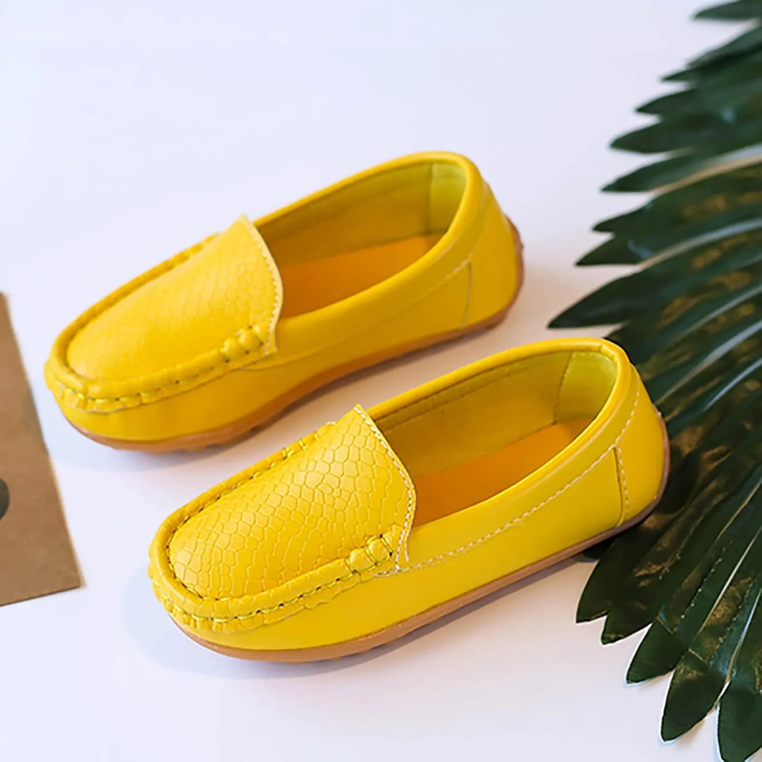Size 5 Shoes for Girls Toddler Little Kid Boys Girls Soft Slip On Loafers Dress Flat Shoes Size 12 Boys Shoes