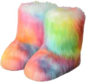 Snow Boot for Women Size 7 Womens Waterproof Snow Boots Slip on Waterproof Snow Boots Women Wide Width Winter Boots for Women Waterproof Heels Botas Para El Invierno De Mujer