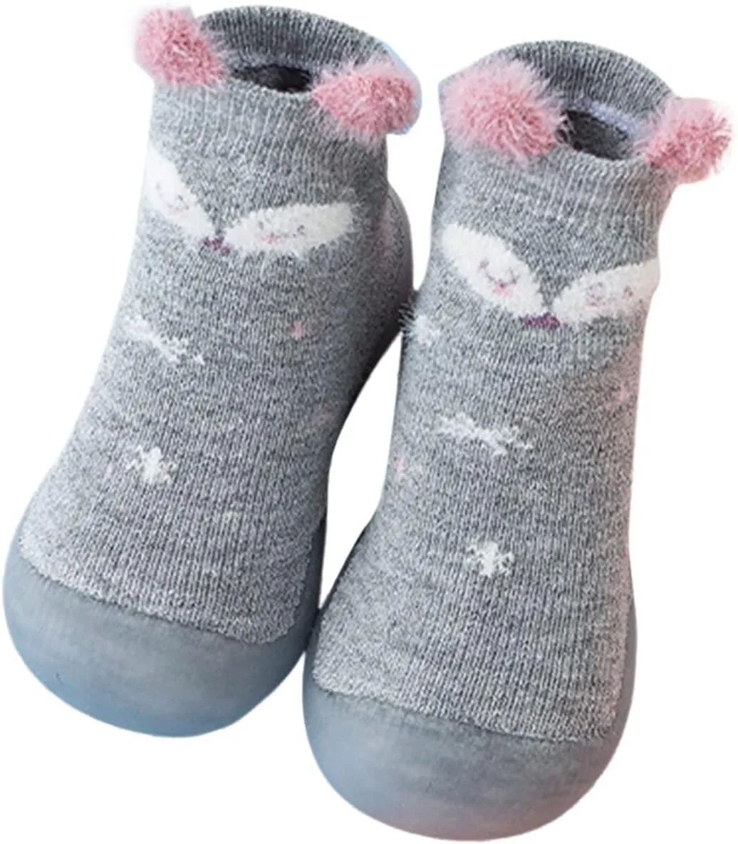 Sock Shoes Toddler,Infant Boys Girls Animal Prints Cartoon Socks Shoes Mesh The Floor Socks Non Slip Prewalker Shoes