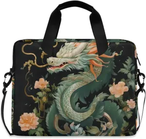 Sugar Skull Wearing Floral Hat Laptop Bag 15.6 Inch Laptop Case Slim Computer Bag Briefcase Work Travel