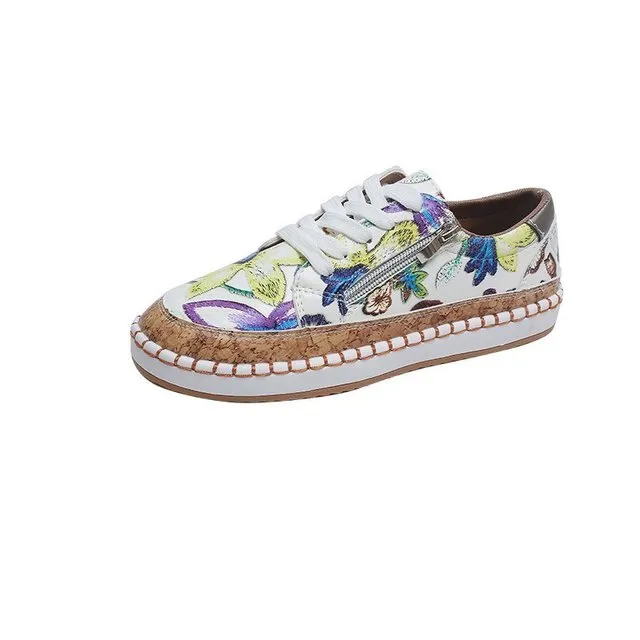 Sylis | Floral Print Women's Sneakers