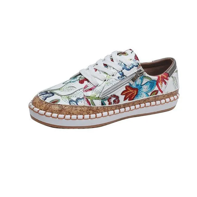 Sylis | Floral Print Women's Sneakers
