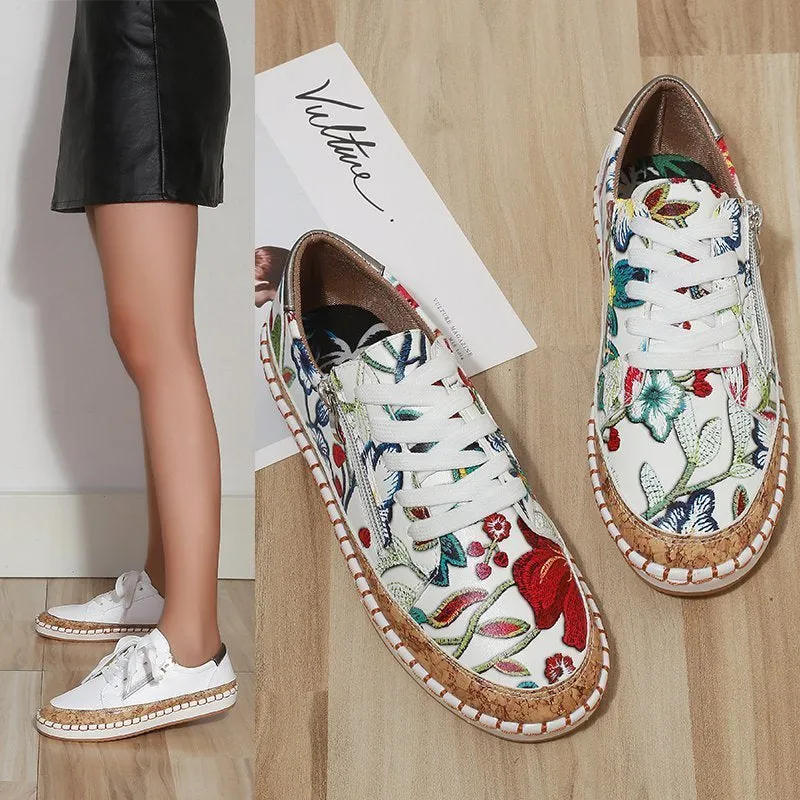 Sylis | Floral Print Women's Sneakers