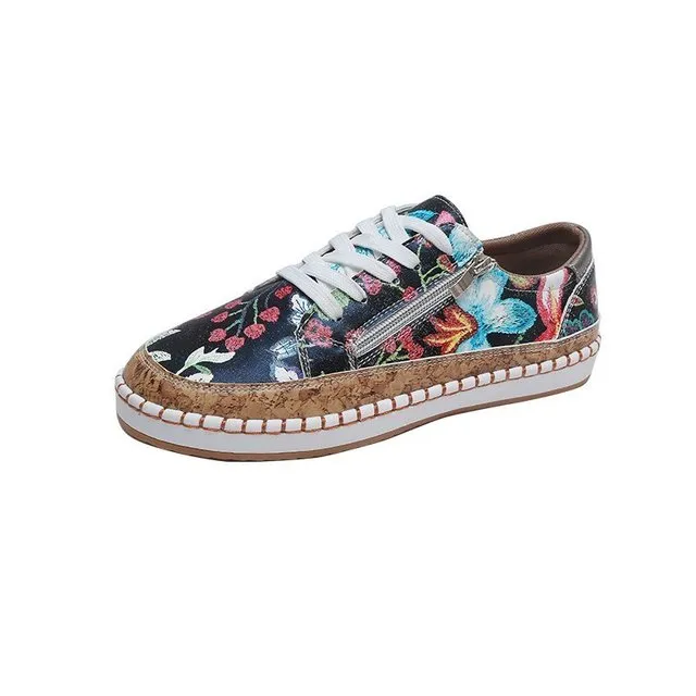 Sylis | Floral Print Women's Sneakers
