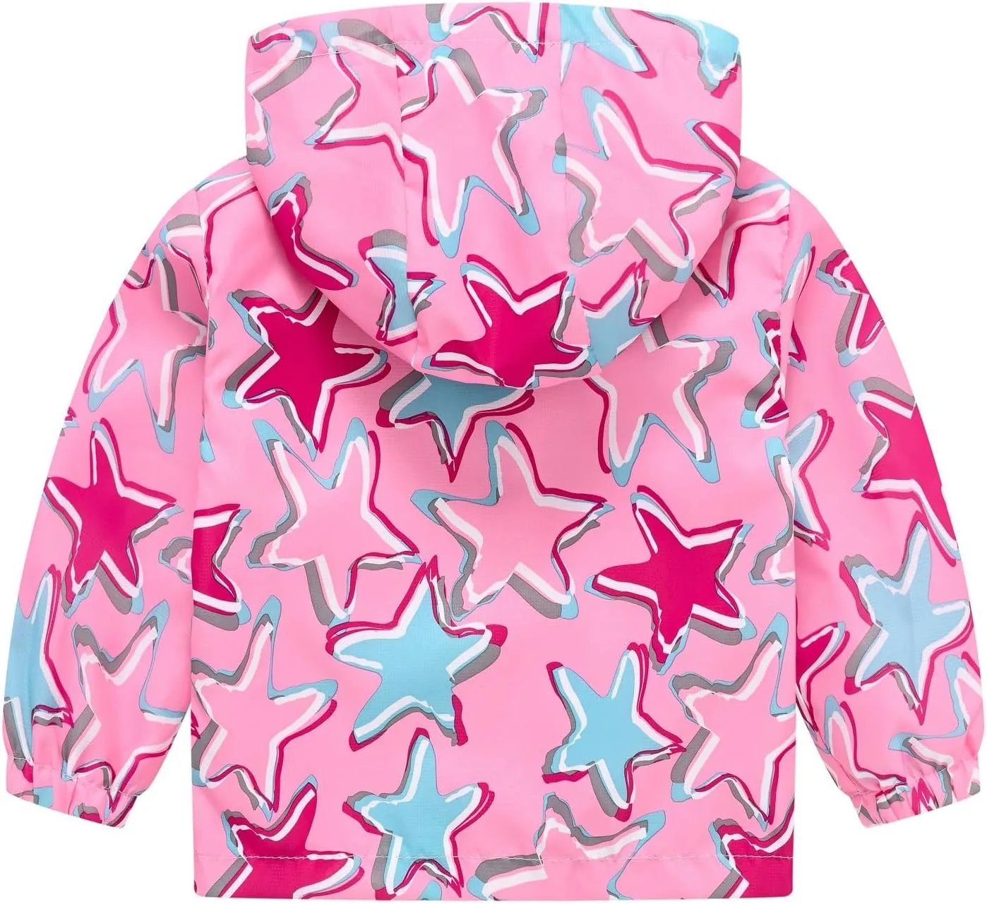 Toddler Baby Boys Girls Butterfly Print Windbreaker Rain Jacket Lightweight Waterproof Hooded Coat Fall Clothes