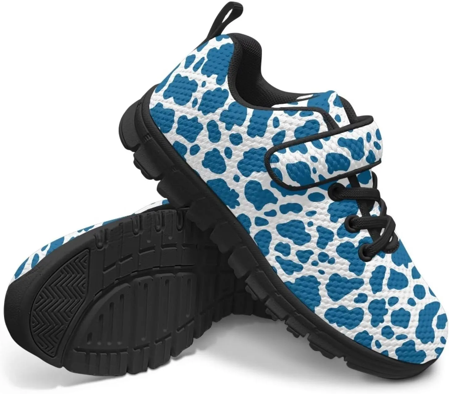 Toddler Boys Girls Athletic Shoes Single Buckle Running Shoes Elastic Shock Absorption Sneakers for Volleyball US 11-15 Black Sole