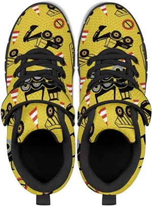 Toddler Boys Girls Athletic Shoes Single Buckle Running Shoes Elastic Shock Absorption Sneakers for Volleyball US 11-15 Black Sole