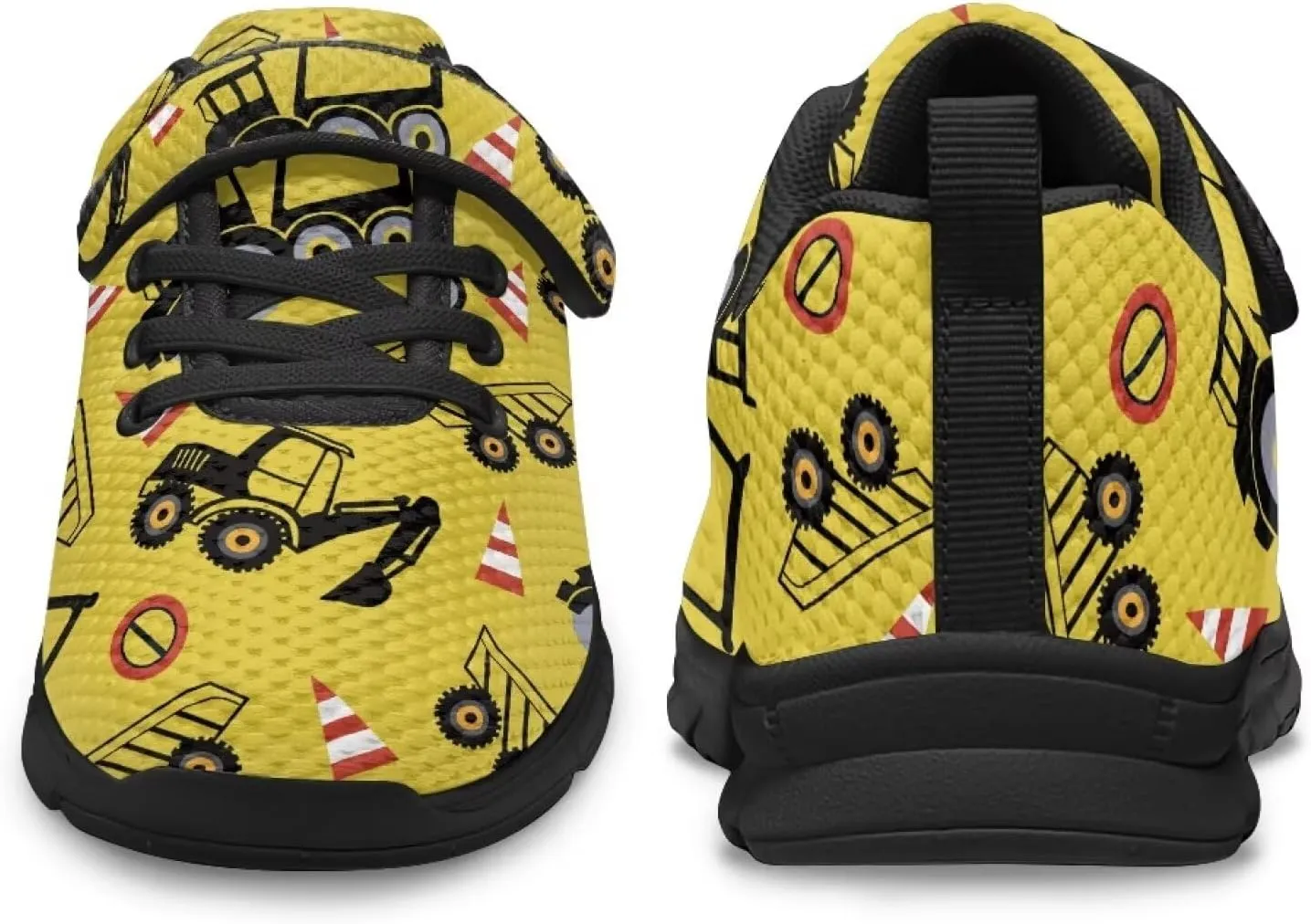 Toddler Boys Girls Athletic Shoes Single Buckle Running Shoes Elastic Shock Absorption Sneakers for Volleyball US 11-15 Black Sole
