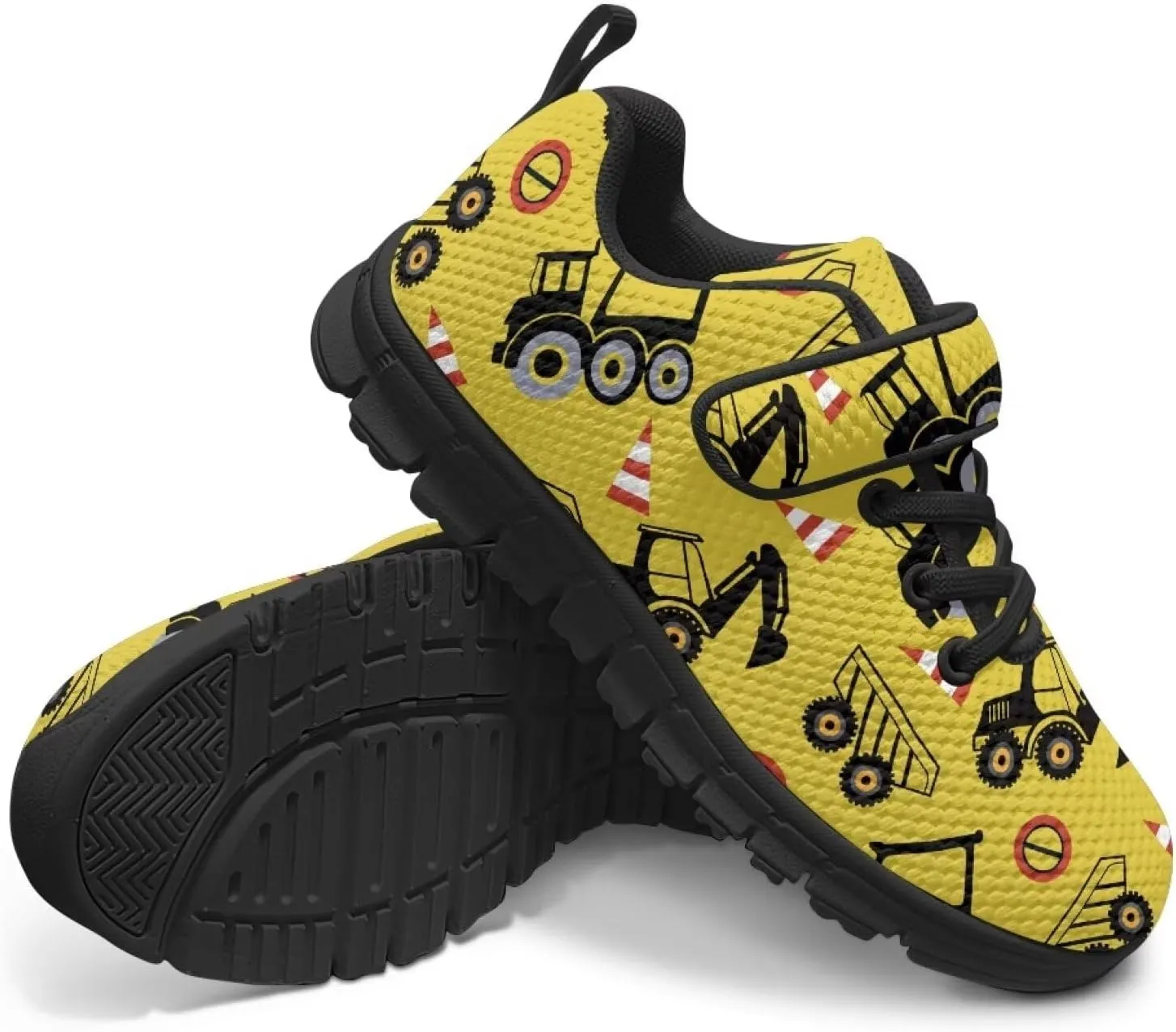 Toddler Boys Girls Athletic Shoes Single Buckle Running Shoes Elastic Shock Absorption Sneakers for Volleyball US 11-15 Black Sole