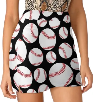 Trouser Skirt,Women's Versatile Stretch Casual Mini Skirt Light Proof