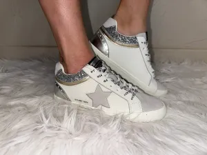 Vintage Havana Bounce White/Grey/Glitter Sneakers