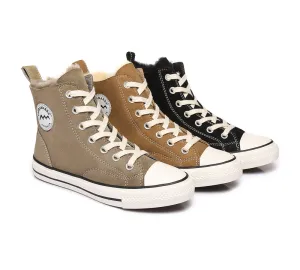 Viola High Top Women Sneakers Sheepskin Lining