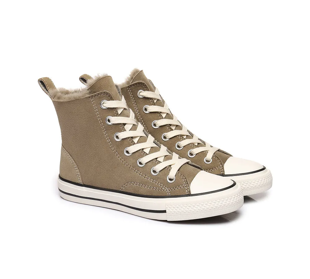 Viola High Top Women Sneakers Sheepskin Lining