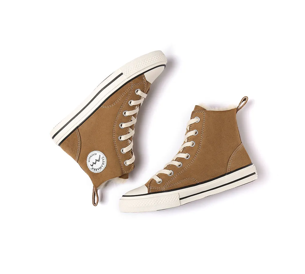 Viola High Top Women Sneakers Sheepskin Lining