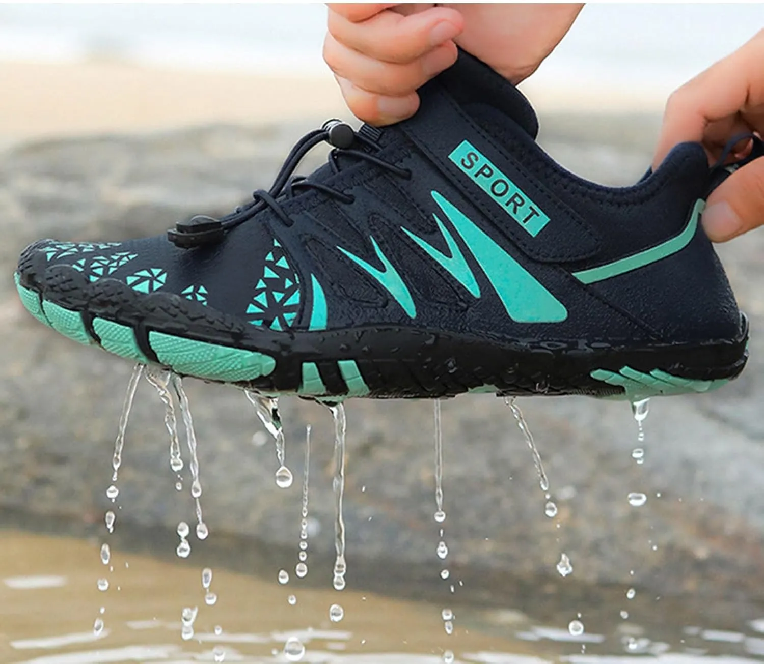 Water Shoes Mens Womens Quick Dry Barefoot Aqua Socks Beach Swim Pool Surf Hiking Kayaking Yoga Outdoor Sports Non Slip Shoes