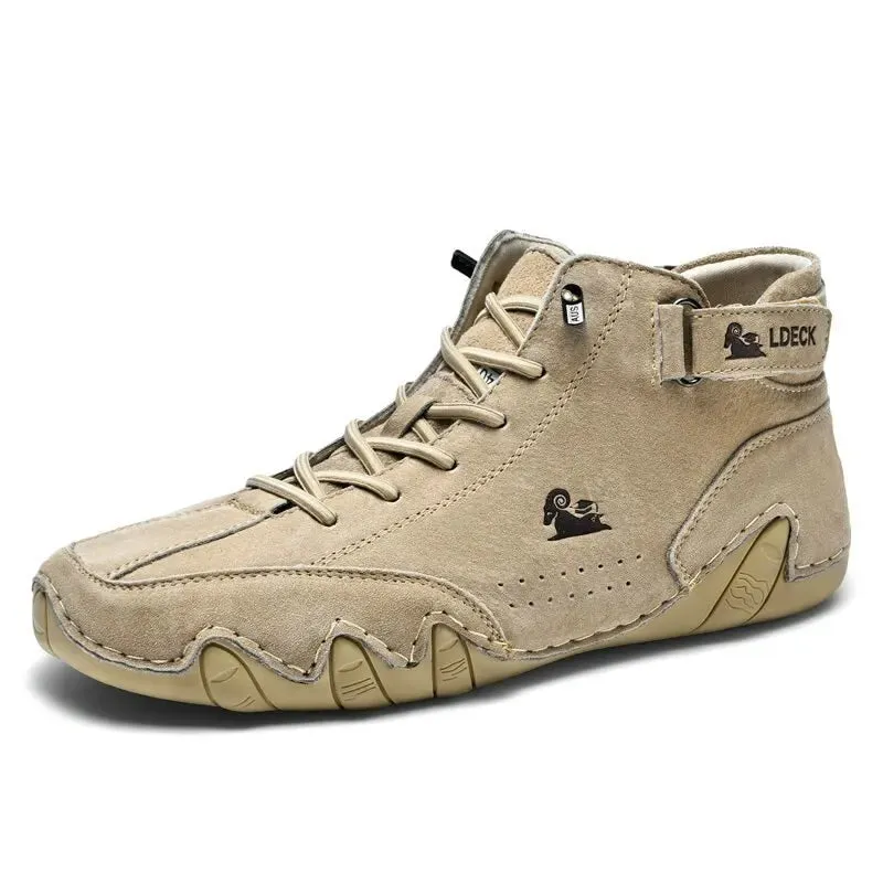 Waterproof High Top Sneakers Luxury Footwear