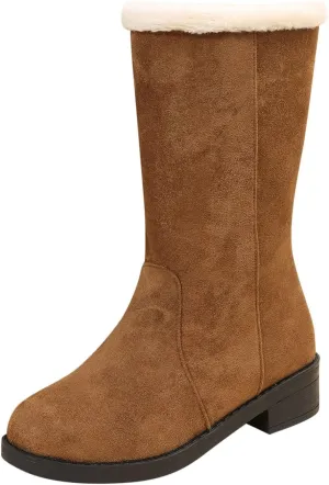 Winter Ankle Boots for Women Waterproof Snow Wide Width Snow Boot Women Warm Winter Boots Women Short Winter Boots Womens Size 8.5 Botas De Invierno Para Mujer Con Peluche