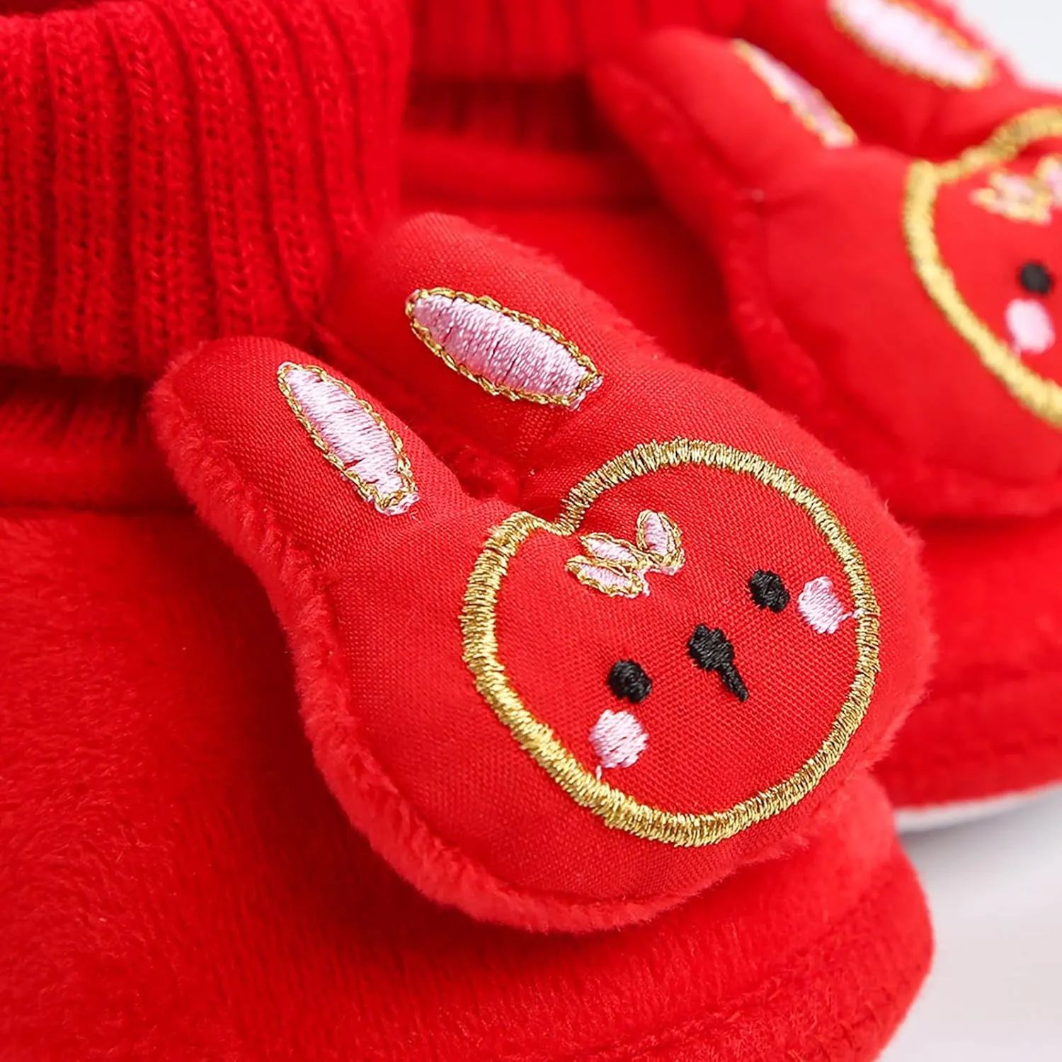 Winter Children Toddler Shoes Boys and Girls Floor Shoes Non Slip Plush Warm Comfortable Elastic Toddler Dress Shoes