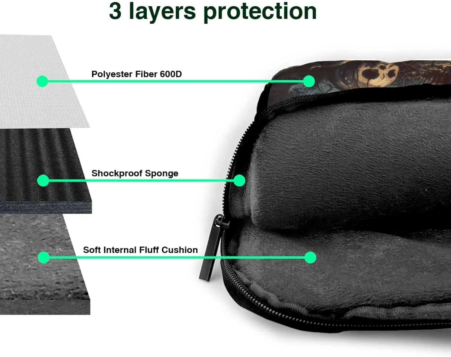 Witch Hat Laptop Tote Bag Printed Travel Business Computer Bag Work Bag for Men Women