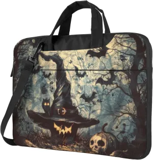 Witch Hat Laptop Tote Bag Printed Travel Business Computer Bag Work Bag for Men Women