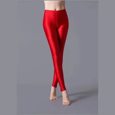 Women Shiny Pant Leggings Hot Selling Leggings Fluorescent
