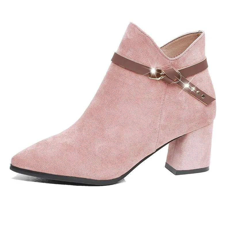 Womens Low Calf Pink Cowboy Boots