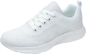 Womens Running Shoes Lightweight Breathable No Slip Tennis Shoes Womens Sports Black Casual Shoes Men's Fashion Sneakers Tennis Shoe Cross Trainer Shoe