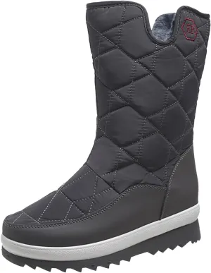 Womens Winter Snow Boots Size 11 Winter Snow Boots for Women Fur Lined Warm Ankle Booties Winter Woman Boots Woman Wide Calf Winter Boots Botas Para Nieve De Mujer