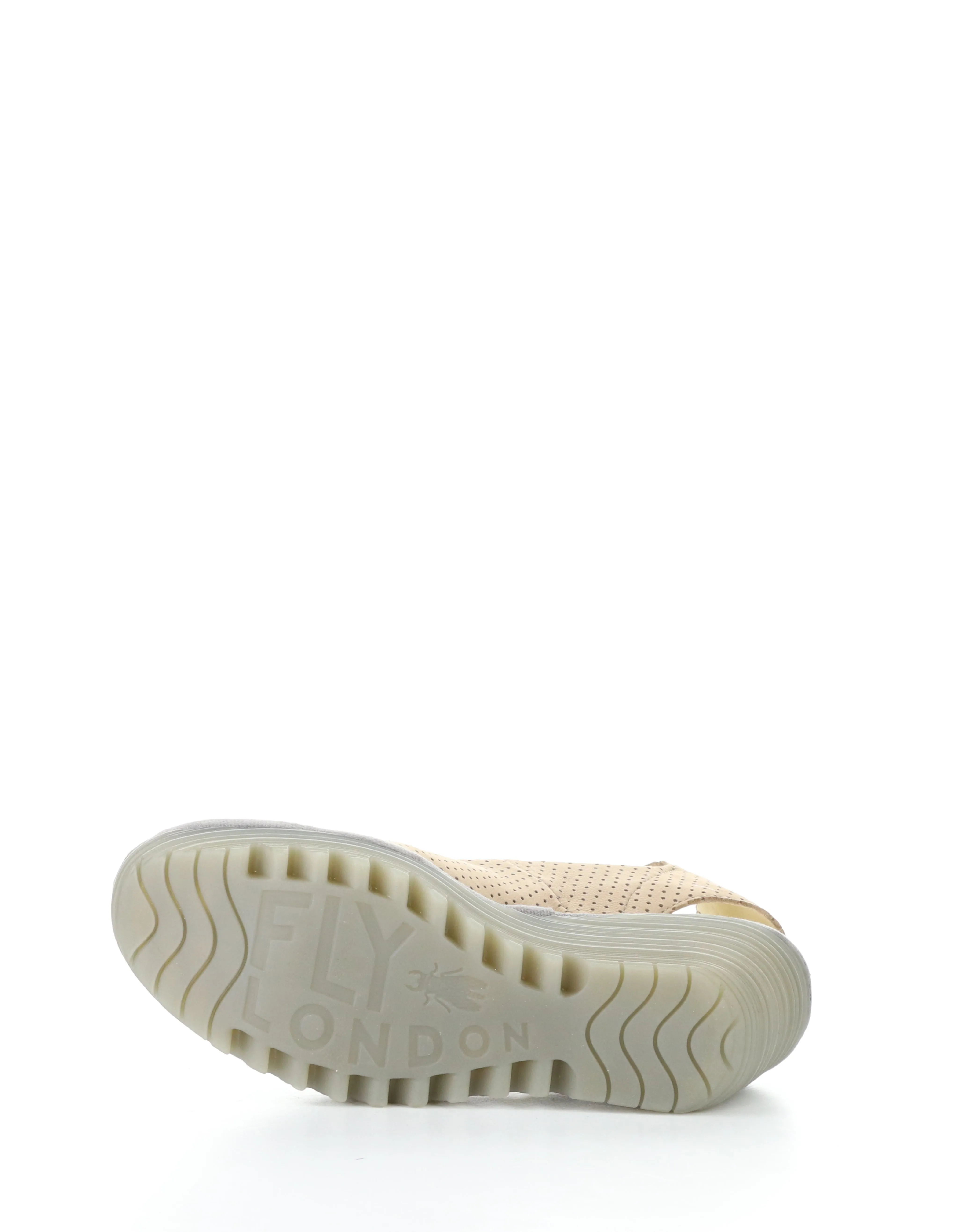 YALA376FLY PERF 057 TAUPE Velcro Sandals